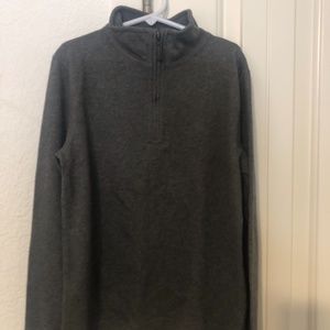 Crewcuts Dark Gray 1/4 Zip Sweatshirt